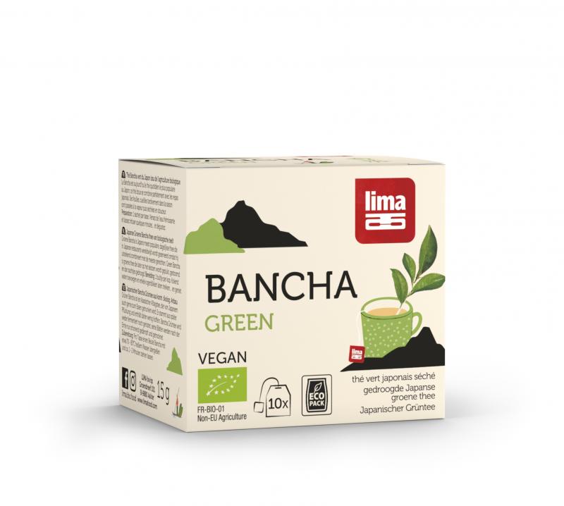 Lima Green bancha thé vert japonais séché 10 sachets bio 15g